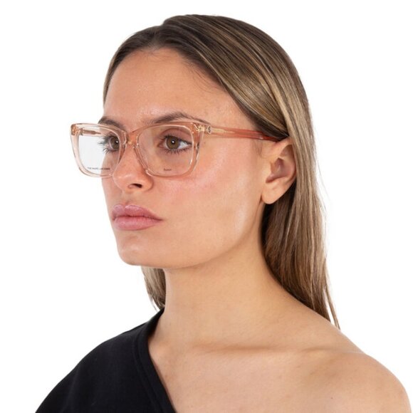Marc Jacobs MARC 598 0R83 00 Cat Eye Eyeglasses 54mm – Transparent Orange Beige - Picture 3 of 12